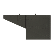 Вентиляционная коробочка тёмно-серая VENTEK